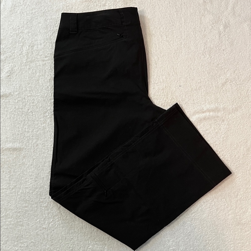 Athleta Women's Cargo Hiking Pants, Black, Size 12T